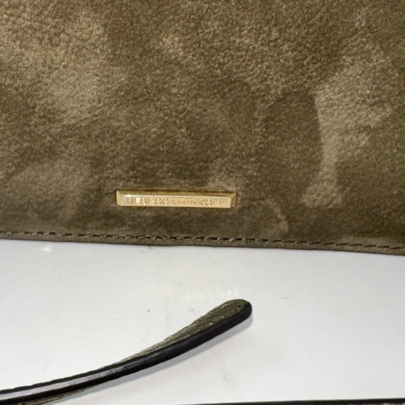 Rebecca Minkoff Olive Green  suede mini crossbody. 250 Retail. - Picture 11 of 14